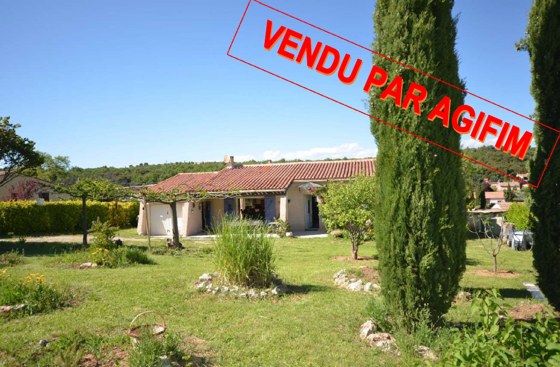 Vente VILLA T5 REGUSSE TRES AGREABLE VILLA T 5 DE PLAIN-PIED